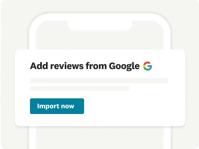 Import Google reviews